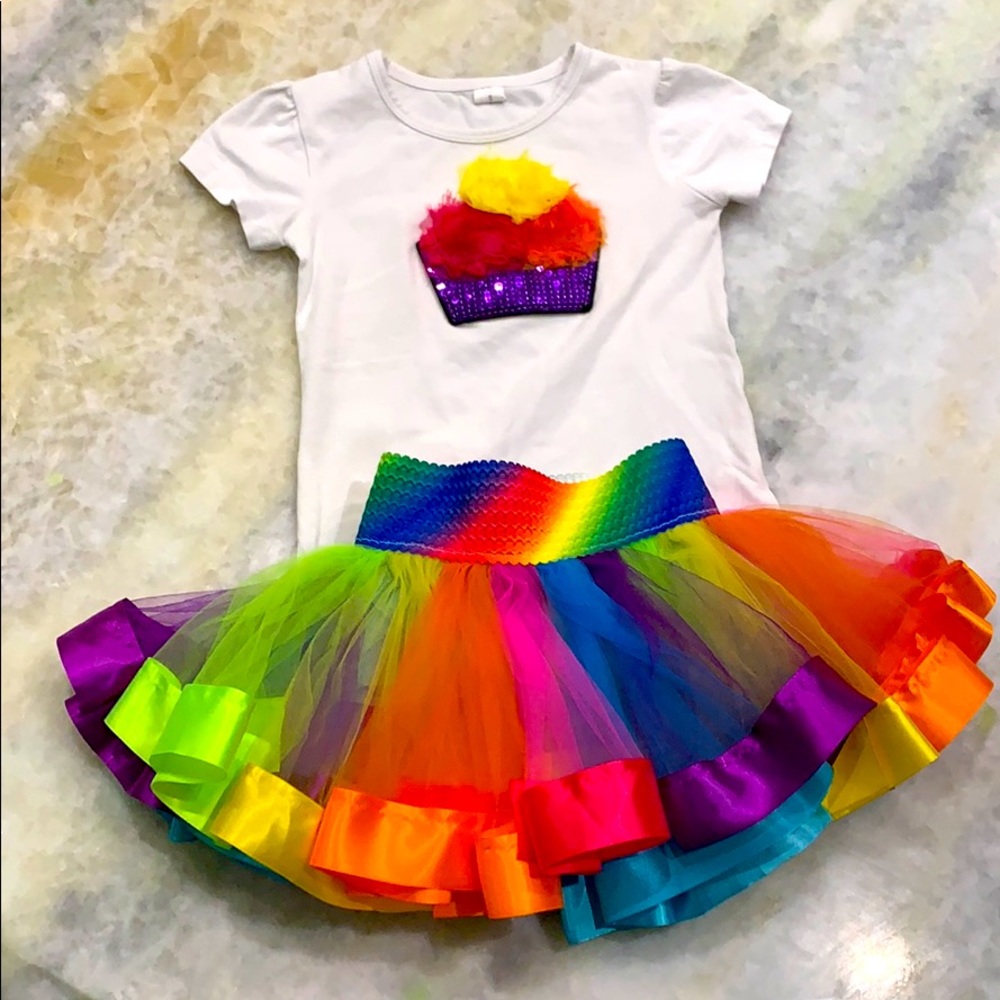 Toddler girl Birthday outfit 1-2YR old